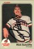 Rick Sutcliffe Autographs And Memorabilia Sports Baseball